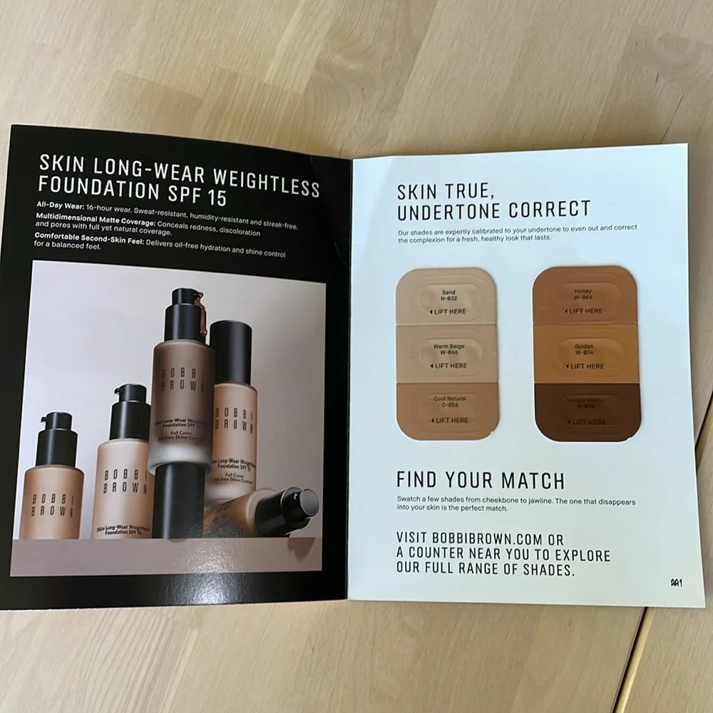 NIP Foundation Sampler - Bobbi Brown, NARS, DIOR, Givenchy, YSL
